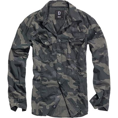 Chemise SLIM DARK CAMO