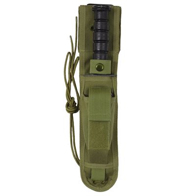 Étui pour couteau à lame fixe VERT ROTHCO 40065OD 3