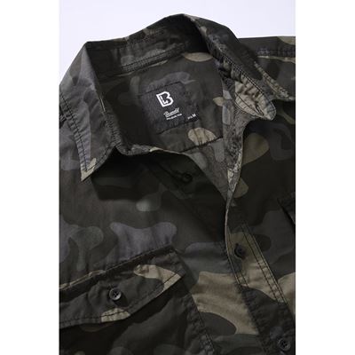 Chemise ROADSTAR à manches courtes DARK CAMO BRANDIT 4012-4 4