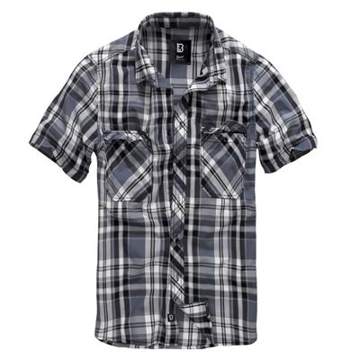 Chemise ROADSTAR à manches courtes NOIR/GRIS