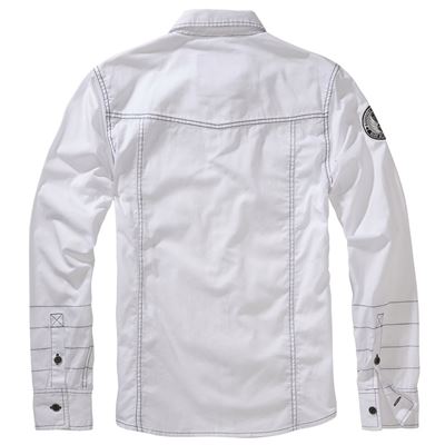 Chemise LUIS VINTAGE à manches longues OLD WHITE BRANDIT 4023-7 3