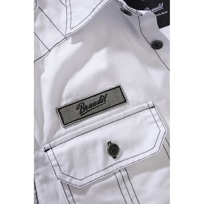 Chemise LUIS VINTAGE à manches longues OLD WHITE BRANDIT 4023-7 6