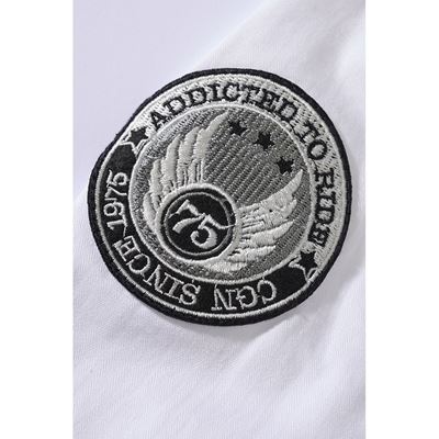 Chemise LUIS VINTAGE à manches longues OLD WHITE BRANDIT 4023-7 2