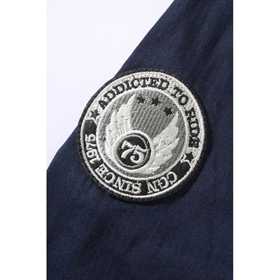 Chemise LUIS VINTAGE à manches longues BLEUE BRANDIT 4023-8 2