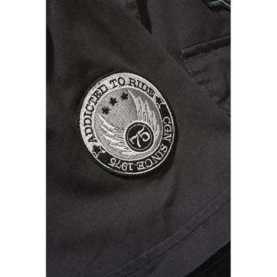 Chemise LUIS VINTAGE à manches courtes NOIRE BRANDIT 4033-2 3