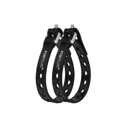 Ceinture élastique FIXPLUS SLIM FIT 23 cm 2 pièces NOIR