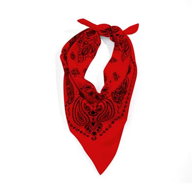 Foulard 55 x 55 cm TRAINMEN ROUGE ET NOIR ROTHCO 4057 2