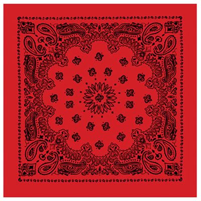 Foulard 55 x 55 cm TRAINMEN ROUGE ET NOIR