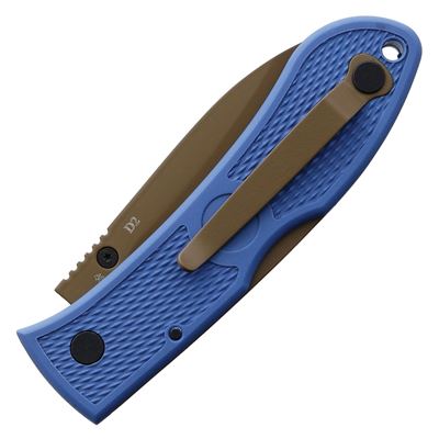 Couteau pliant DOZIER HUNTER lame lisse BLEU KA-BAR 06-4062D2 2