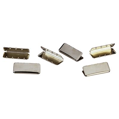 Boucle d'extrémité pour ceinture US CHROMÉE