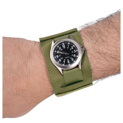 Bracelet de montre COMMANDO NYLON OLIV ROTHCO 4101-OL 2