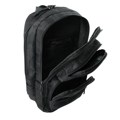 Sac à dos TACTICAL TRAVELER à bandoulière MIDNIGHT BLACK CAMO ROTHCO 41114-MBC 2