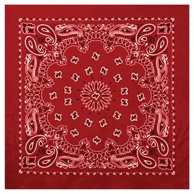 Foulard 55 x 55 cm TRAINMEN ROUGE / BLANC