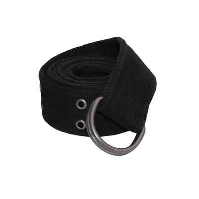 Ceinture pour femme VINTAGE D-RING NOIRE