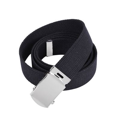Ceinture avec boucle chromée 135 cm NOIR