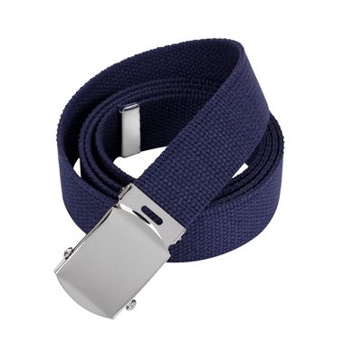Ceinture avec boucle chromée 135 cm BLEU