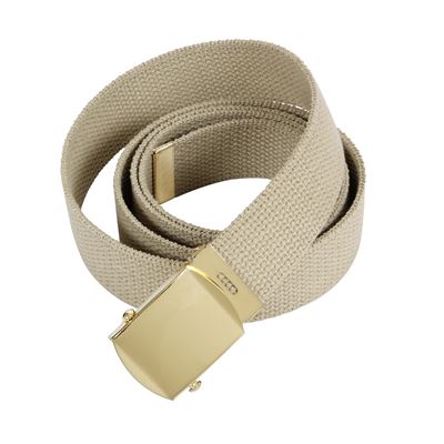 Ceinture avec boucle DORÉE 135 cm KAKI