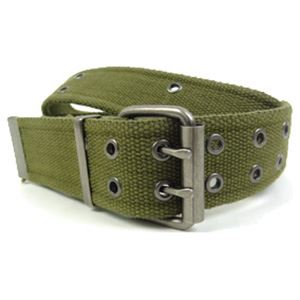 Ceinture à double boucle VINTAGE VERTE ROTHCO 4171OL 2