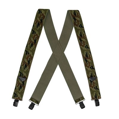 Bretelles US pour pantalon X avec clips WOODLAND