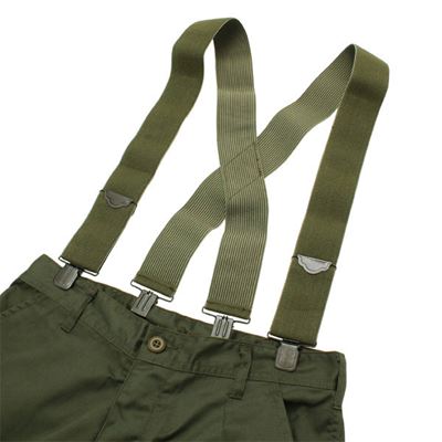 Bretelles US pour pantalon X avec clips VERTS ROTHCO 4199 3