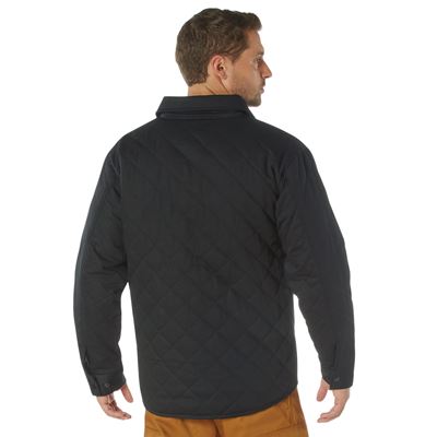 Veste matelassée DIAMOND QUILT en coton NOIR ROTHCO 42000 2