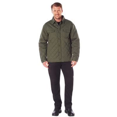 Veste matelassée DIAMOND QUILT en coton VERT ROTHCO 42005 3