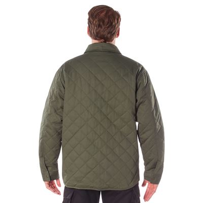Veste matelassée DIAMOND QUILT en coton VERT ROTHCO 42005 2