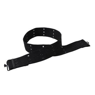 Ceinture US type LC1 en toile NOIRE