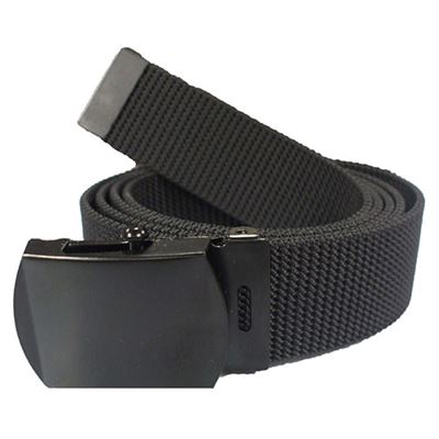 Ceinture NYLON avec boucle noire NOIR 110 cm