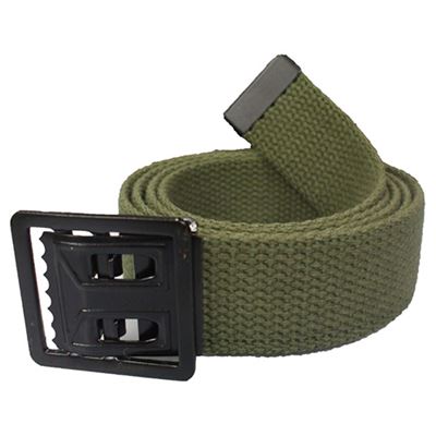 Ceinture VERTE avec boucle noire à enfiler 110 cm