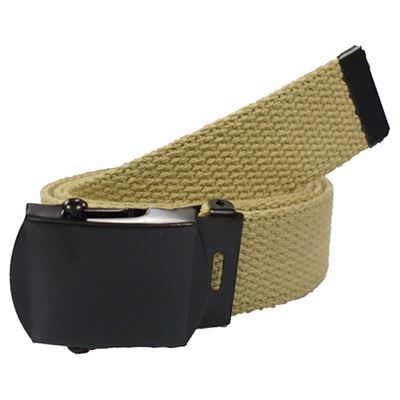 Ceinture avec boucle noire KHAKI taille 110