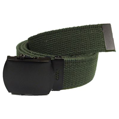 Ceinture avec boucle noire VERTE taille 110