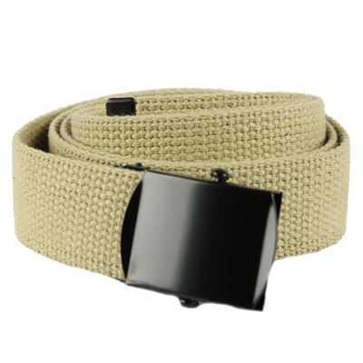Ceinture avec boucle noire KHAKI taille 135