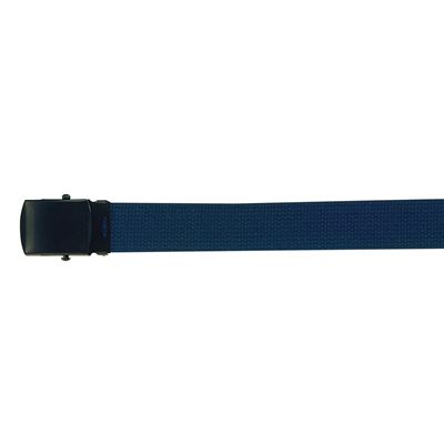 Ceinture avec boucle noire BLEUE taille 135