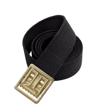 Ceinture NOIRE avec boucle dorée à passer 135 cm