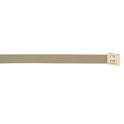 Ceinture KHAKI avec boucle dorée à passer 135 cm