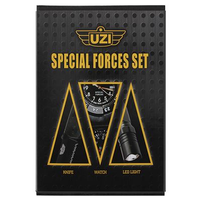 Ensemble UZI SPECIAL FORCES montre, couteau, lampe torche UZI UZI-SFS-1 2