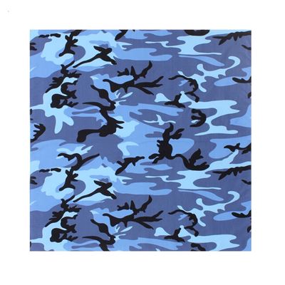 Foulard 68 x 68 cm JUMBO SKY BLUE CAMO