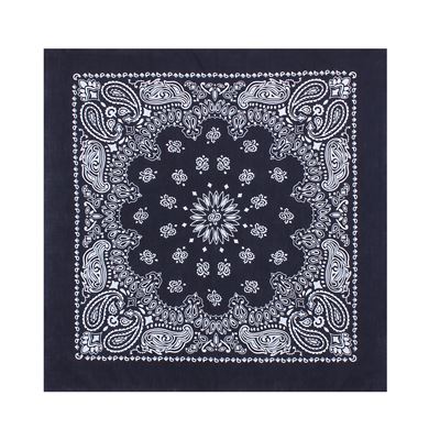 Foulard JUMBO TRAINMEN / WESTERN grand BLEU