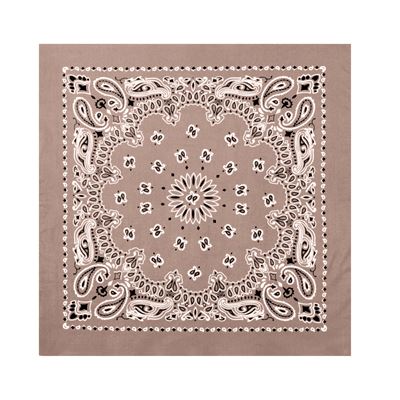 Foulard JUMBO TRAINMEN / WESTERN grand KHAKI