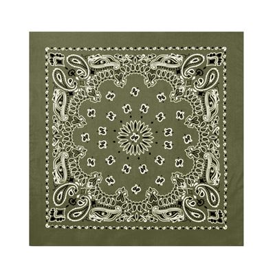 Foulard JUMBO TRAINMEN / WESTERN grand VERT