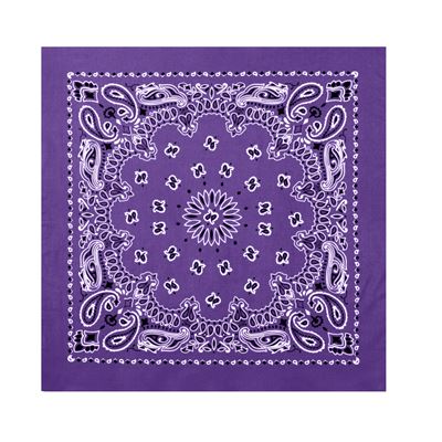 Foulard JUMBO TRAINMEN / WESTERN grand VIOLET