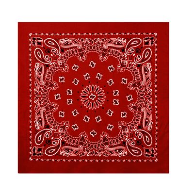 Foulard JUMBO TRAINMEN / WESTERN grand ROUGE