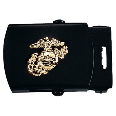 Boucle de ceinture avec symbole USMC NOIR