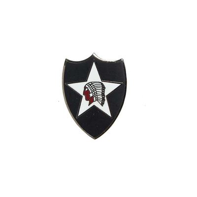 Insigne US 2nd INFANTRY DIVISION / indien coloré /