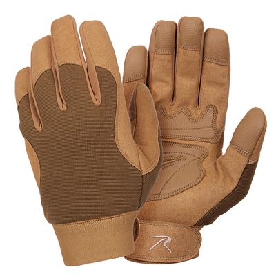 Gants MILITARY MECHANICS COYOTE BROWN