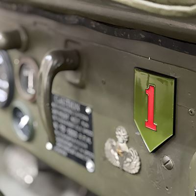 Insigne métallique 1st Infantry Division avec autocollant ostatní 443500 3