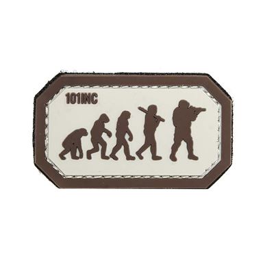 Écusson AIRSOFT EVOLUTION velcro 3D PVC DESERT