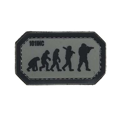 Écusson AIRSOFT EVOLUTION velcro 3D PVC NOIR