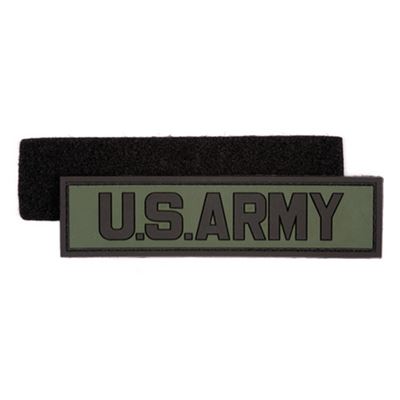 Écusson U.S. ARMY en plastique velcro VERT